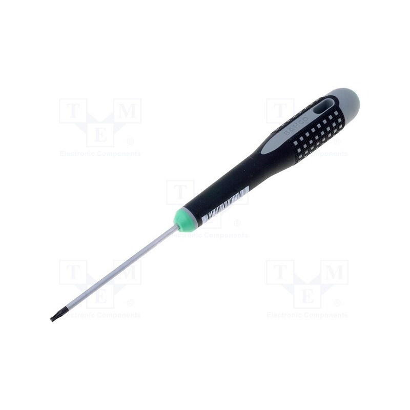 1 pcs x BAHCO - BE-8908 - Screwdriver, Torx®, TX08, Blade length: 75mm, Overall len: 197mm