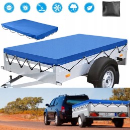 The waterproof trailer tarpaulin fits many box trailers