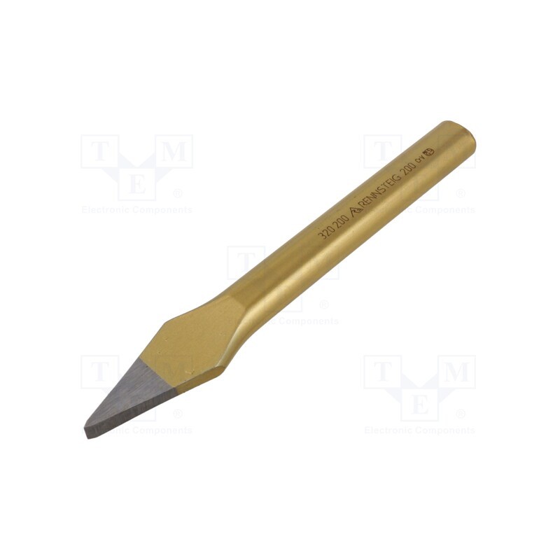 1 pcs x RENNSTEIG - 320 200 0 - Crosscut chisel, Tipwidth: 8mm, L: 200mm