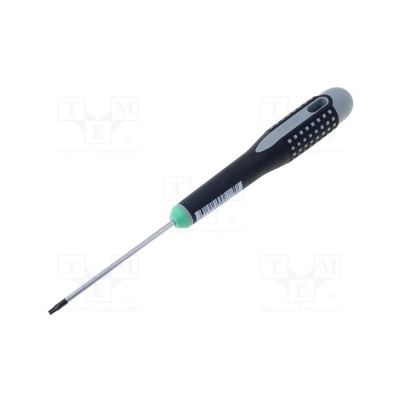 1 pcs x BAHCO - BE-8909 - Screwdriver, Torx®, TX09, Blade length: 75mm, Overall len: 197mm