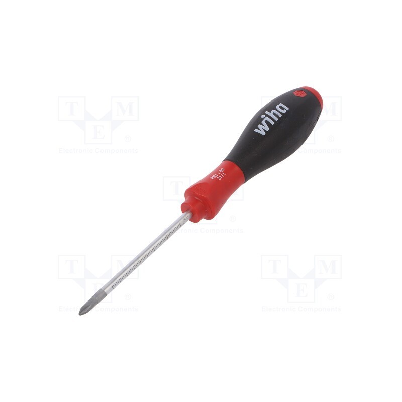 1 pcs x WIHA - 36072 - Screwdriver, Phillips, PH1, fitted with graduated scale