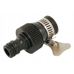 Adapter for connecting a water hose in a Haba camper