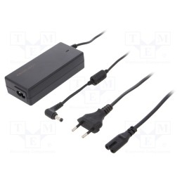 1 pcs x QOLTEC - 51524 - Power supply: switched-mode, 12VDC, 4.16A, Out: 5,5/2,5, 50W, 1.43m