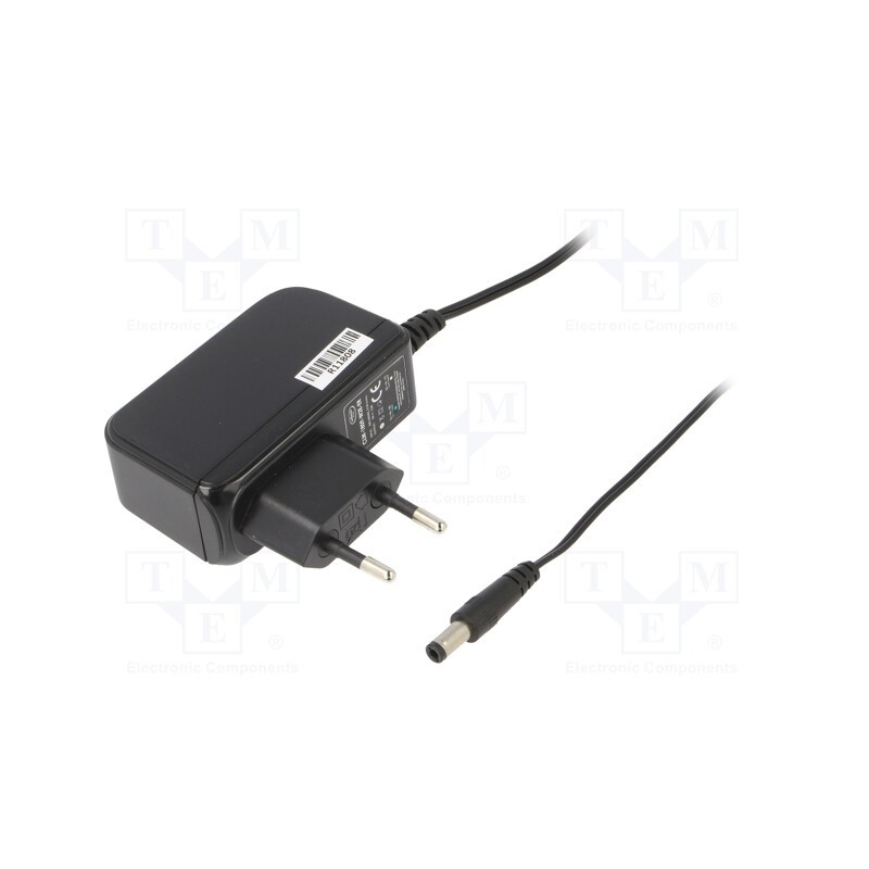 1 pcs x CELLEVIA POWER - CLW-1809-W2E-ER25 - Power supply: switched-mode, plug, 9VDC, 2A, 18W, Plug: EU, 81.6%