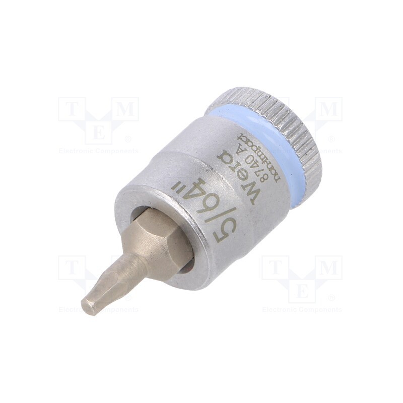 1 pcs x WERA - 5003380001 - Socket, inch,Hex Plus key,socket spanner, HEX 5/64', 1/4', 28mm