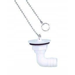 Angle fawo trailer washbasin drain