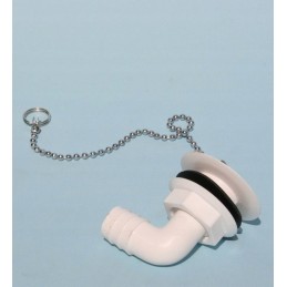 Angle fawo trailer washbasin drain