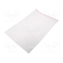 1 pcg x PLAST - 232052 - Self-seal bag, L: 350mm, Width: 250mm, Thick: 45um, polyetylene