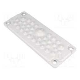 1 pcs x TRELLEBORG - 100244 - Multigate grommet, light grey, Holes no: 35, -40÷100°C, IP65