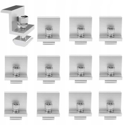 Solar panel holder set 12 pcs with nuts and screws