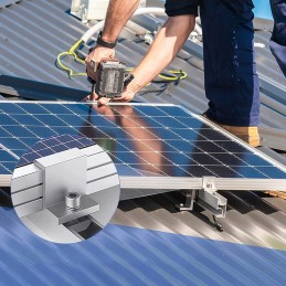 Solar panel mounting brackets for solar photovoltaics, 12 pcs, aluminum