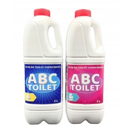 Fluids for tourist toilets abc toi 2x2l new