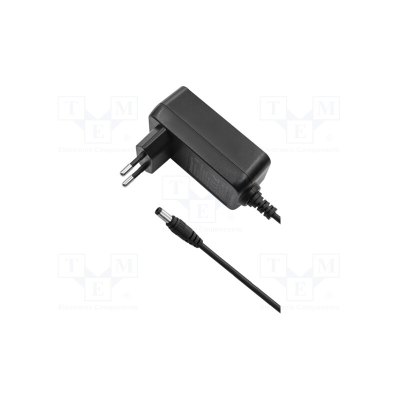 1 pcs x QOLTEC - 50790 - Power supply: switched-mode, plug, 15VDC, 2A, 30W, Plug: straight