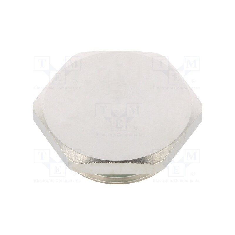 1 pcs x HUMMEL - 1.157.2500.50 - Stopper, M25, 1.5, IP68, brass, Plating: nickel, V-NE-Ms, Seal: FKM