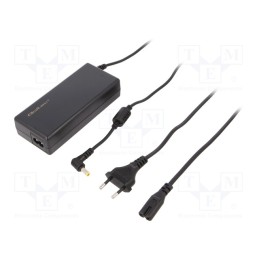 1 pcs x QOLTEC - 50076 - Power supply: switched-mode, 19VDC, 4.9A, Out: 5,5/2,5, 90W