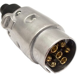 Metal 7 pin aluminum trailer socket plug