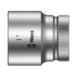 1 pcs x WERA - 5003631001 - Socket, 6-angles,socket spanner, HEX 1', 1/2', 40mm, Zyklop