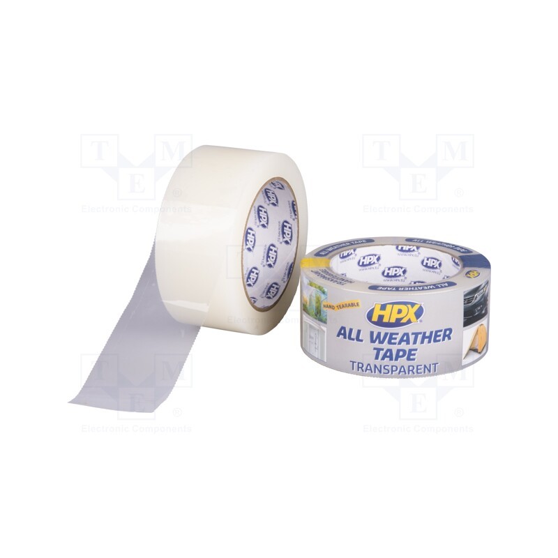 1 rol x HPX - AT4825 - Tape: duct, W: 48mm, L: 25m, Thk: 0.18mm, transparent, acrylic, 200%