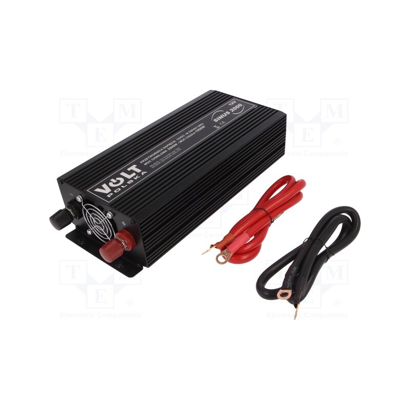 1 pcs x VOLT POLSKA - 3SIP200012 - Converter: DC/AC, 1000W, Uout: 230VAC, 10.5÷15.5VDC, Ppeak: 2000W