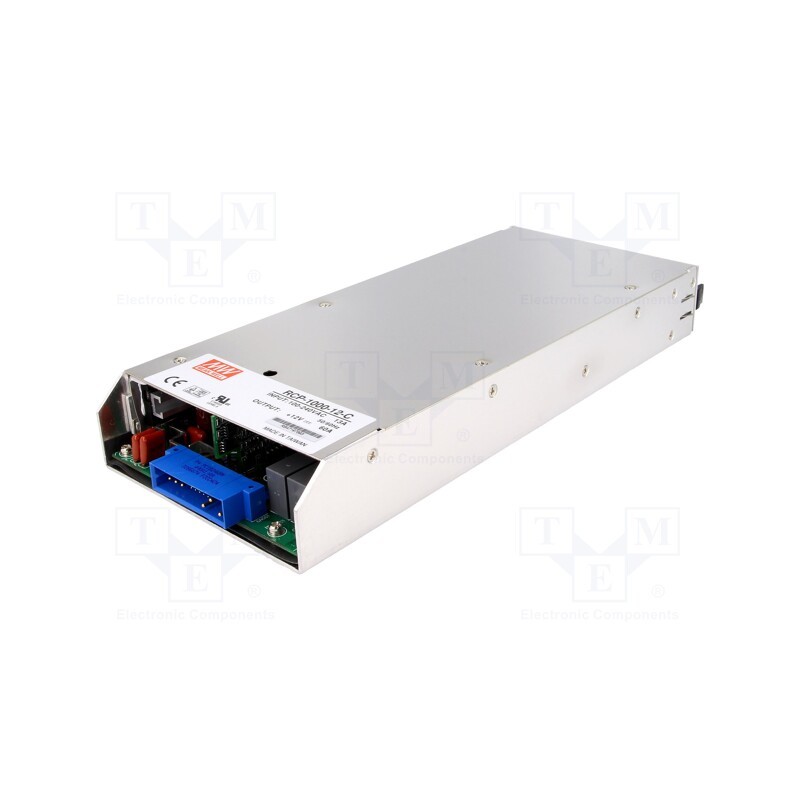1 pcs x MEAN WELL - RCP-1000-12-C - Power supply: switched-mode, for building in,modular, 720W, 60A
