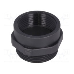 1 pcs x HUMMEL - 1.273.3221.50 - Thread adapter, Int.thread: PG21, Ext.thread: M32, polyamide, 36mm