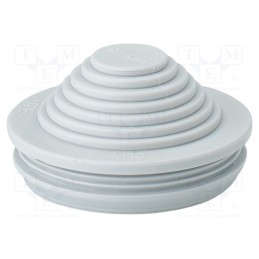 1 pcs x HENSEL - 3600179 - Grommet, elastomer thermoplastic TPE, grey, -25÷35°C, 13÷34mm