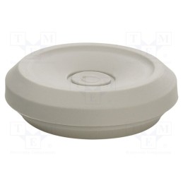 1 pcs x HENSEL - 36001029 - Grommet, elastomer thermoplastic TPE, grey, -25÷35°C, 12÷24mm
