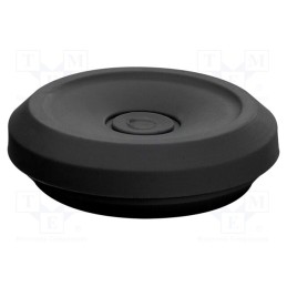 1 pcs x HENSEL - 36001031 - Grommet, elastomer thermoplastic TPE, black, -25÷35°C, 12÷24mm