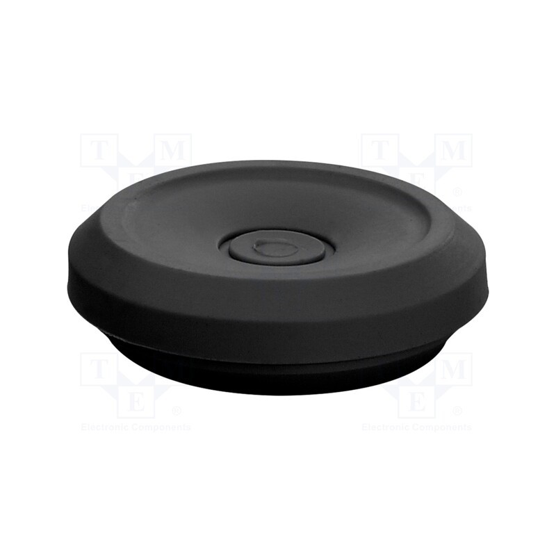 1 pcs x HENSEL - 36001031 - Grommet, elastomer thermoplastic TPE, black, -25÷35°C, 12÷24mm