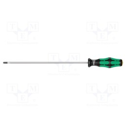 1 pcs x WERA - 5008009001 - Screwdriver, slot, 3,0x0,5mm, Blade length: 200mm