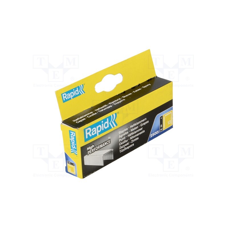 1 pcg x RAPID - 11835625 - Staples, 8mm, 2500pcs, TYP 13