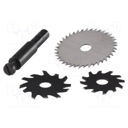 1 pcs x WOLFCRAFT - 3253000 - Universal set of cutters, for drills, tool steel