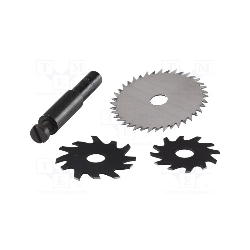 1 pcs x WOLFCRAFT - 3253000 - Universal set of cutters, for drills, tool steel