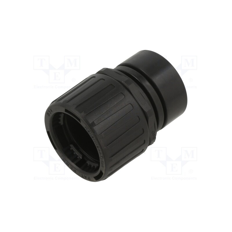 1 pcs x HELLERMANNTYTON - 166-25008 - Straight terminal connector, polyamide, HelaGuard, -50÷135°C