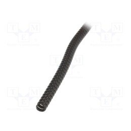 1 pcs x HELLERMANNTYTON - 162-10100 - Protective tube, ØBundle : 14mm, polypropylene, black, L: 1m