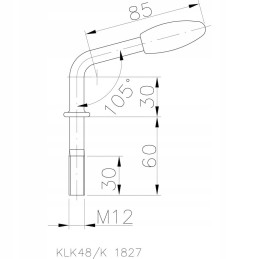 Handle knob, screw for the support wheel clamp