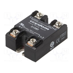 1 pcs x SENSATA / CRYDOM - D1D80 - Relay: solid state, Ucntrl: 3.5÷32VDC, 80A, 1÷100VDC, Series: 1-DC