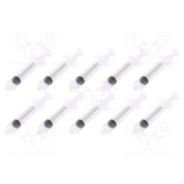 1 pcg x FISNAR - 8401008 - Syringe, 10ml, transparent, Luer Lock, polypropylene, 10pcs.