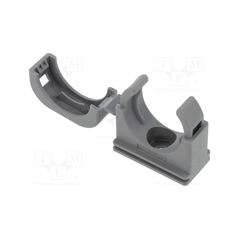1 pcs x PMA - SFH-23-0 - Bracket, polyamide 6, PMACLIP SFH, -40÷105°C, grey, Size: 23