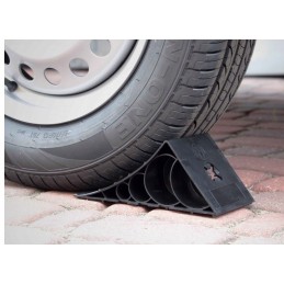 Wheel chock, trailer lock, tow truck, bus, plastic