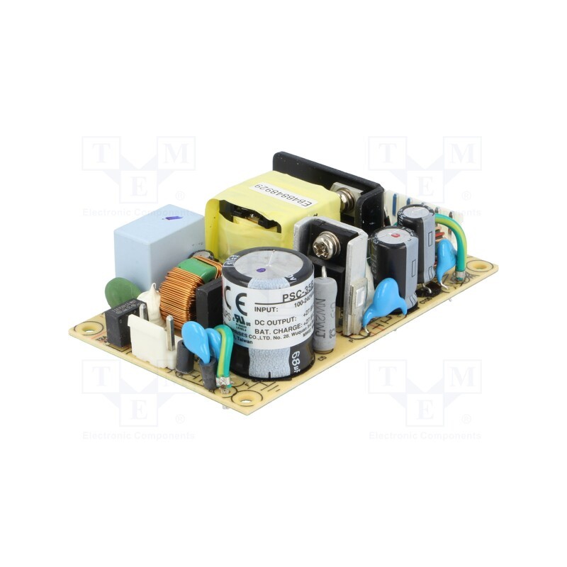 1 pcs x MEAN WELL - PSC-35B - Power supply: buffer, open, 35.88W, 127÷370VDC, 90÷264VAC, OUT: 2