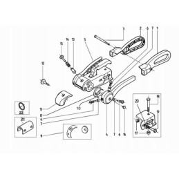Ball coupling stabilizer aks3004 3504 3000