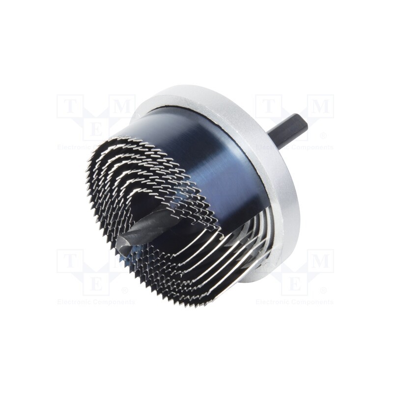 1 pcs x WOLFCRAFT - 2164000 - Hole saw, Ø: 8mm, Ø: 25mm,32mm,38mm,45mm,50mm,56mm,62mm
