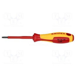 1 pcs x KNIPEX - 98 26 20 - Screwdriver, insulated, Torx®, TX20, Blade length: 80mm, 1kVAC
