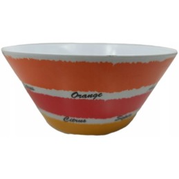 Small flamefield colors salad bowl, 15 cm
