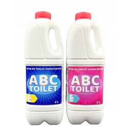 Fluid for tourist toilets, concentrate abc 2x2l