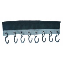 Clothes hanger for a camper trailer tent