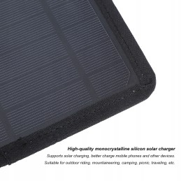 5 5w 6v portable monocrystalline charging panel