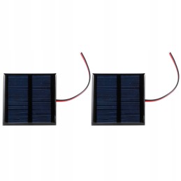 2pcs 5 5v 0 6w wired solar panel