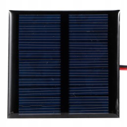 2pcs 5 5v 0 6w wired solar panel